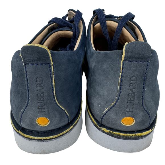 Samuel Hubbard Shoes Nubuck Leather Lace Up M1100-016 Navy Mens Size 10 Wide - Picture 5 of 10